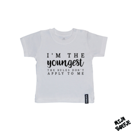 Baby t-shirt I'm the YOUNGEST