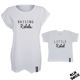 Ouder & kind/baby t-shirt Raising Rebels