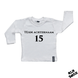 Baby t-shirt TEAM ACHTERNAAM