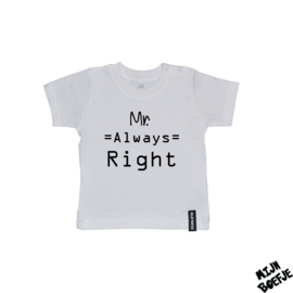 Baby t-shirt MR ALWAYS RIGHT