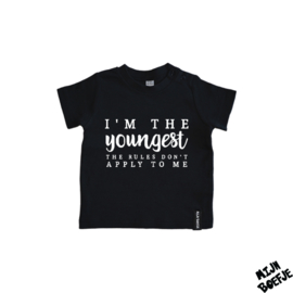 Baby t-shirt I'm the YOUNGEST