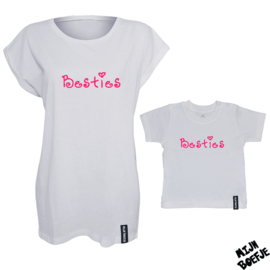 Ouder & kind/baby t-shirt Besties