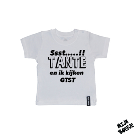 Baby t-shirt Ssst…..!! + eigen naam & eigen tekst