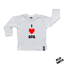 Baby t-shirt I Love Oma / I Love Opa / I Love Opa & Oma