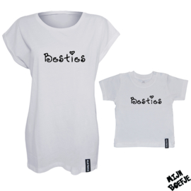 Ouder & kind/baby t-shirt Besties