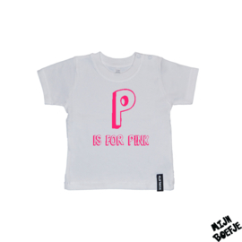 Baby t-shirt Eigen letter inclusief naam