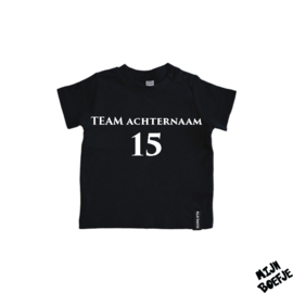 Baby t-shirt TEAM ACHTERNAAM