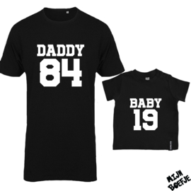 Ouder & baby t-shirt DADDY - BABY