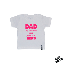 Baby t-shirt Dad my first love