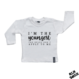 Baby t-shirt I'm the YOUNGEST