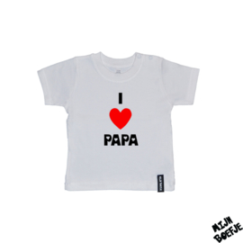 Baby t-shirt I Love Mama / I Love Papa / I Love Papa & Mama