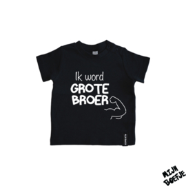Baby t-shirt Ik word GROTE BROER