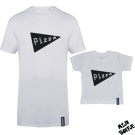 Ouder & kind/baby t-shirt Pizza