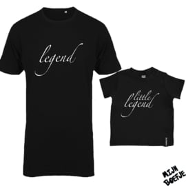 Ouder & kind/baby t-shirt Legend / Little Legend