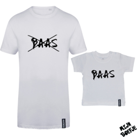 Ouder & kind/baby t-shirt BAAS