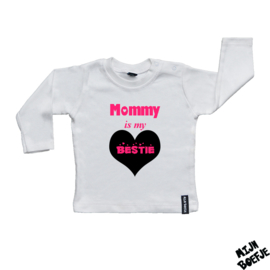 Baby t-shirt Mommy is my bestie