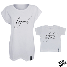 Ouder & kind/baby t-shirt Legend / Little Legend
