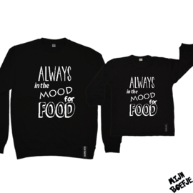 Ouder & kind/baby sweaters ALWAYS in the MOOD for FOOD
