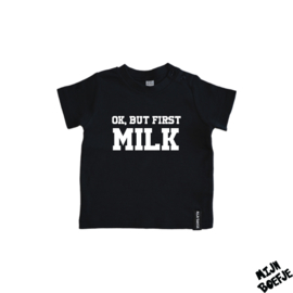 Baby t-shirt OK, but first milk