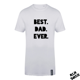 Ouder t-shirt BEST DAD EVER
