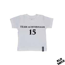 Baby t-shirt TEAM ACHTERNAAM