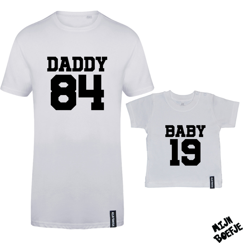 Ouder & baby t-shirt DADDY - BABY