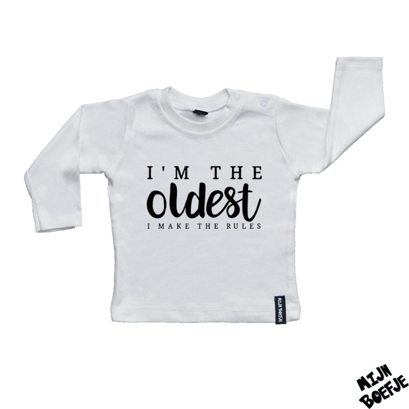 Baby t-shirt I'm the OLDEST