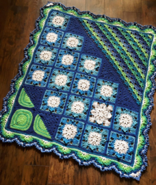 Scheepjes Lotus Leaf Blanket uit Yarn Woman 5