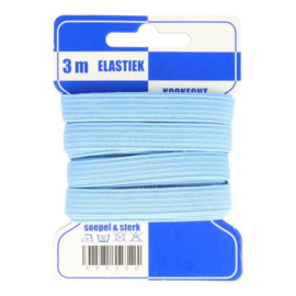 Blauwe kaart elastiek 10mm kleur nr. 259 /mondkapjes