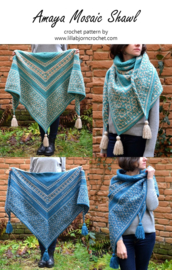 Amaya Mosaic shawl haakpakket