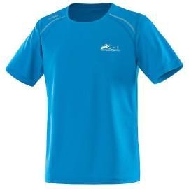 T-shirt Run bleu JAKO  avec nom
