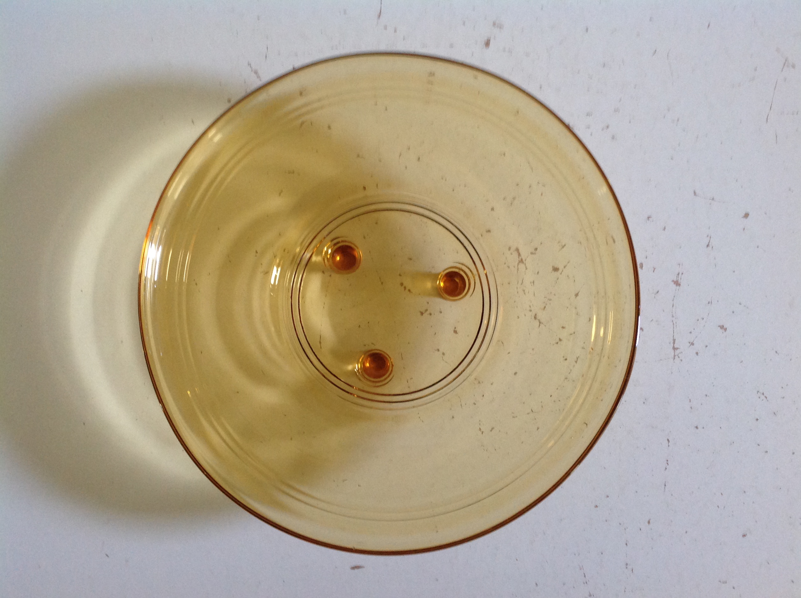 Schaal. Rookglas.