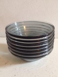 Set schalen. Glas.