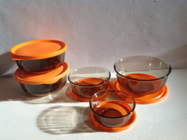 Set schalen. Glas. Luminarc.