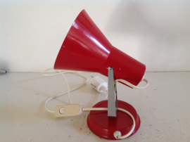 Wandlamp. Rood. 60’s/70’s.