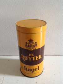 Blikje. De Ruijter hagel.