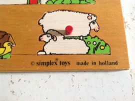 Inlegpuzzel. Boerderij.