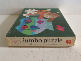 Puzzel. Kat en viskom.