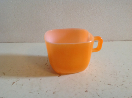 Kop / mok/ Opale. Oranje.
