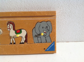Inlegpuzzel. Dieren.