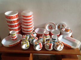 Kop en schotel. Arcopal. Lotus.