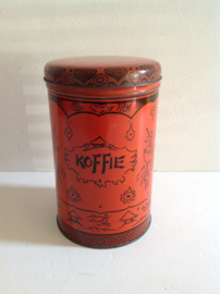 Koffieblik. Aziatisch.