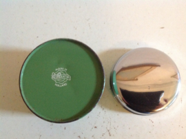 Cacaoblik. Oud groen.