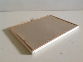 Wanddecoratie. Baby slapend.