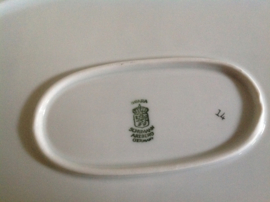 Serveerschaal. Ovaal.  33 cm.