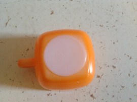 Kop / mok/ Opale. Oranje.