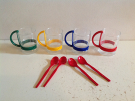 Theeglazen. Set. 70’s