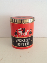 Blikje Toffee. Verkade.