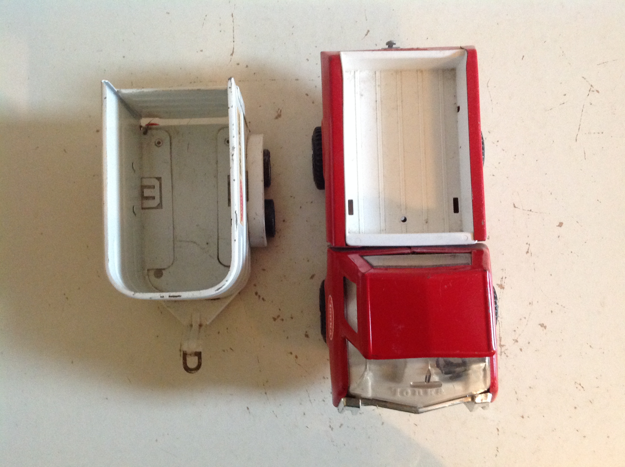 Tonka. Truck met paardentrailer.