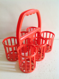Flessenrek / drager. Rood.